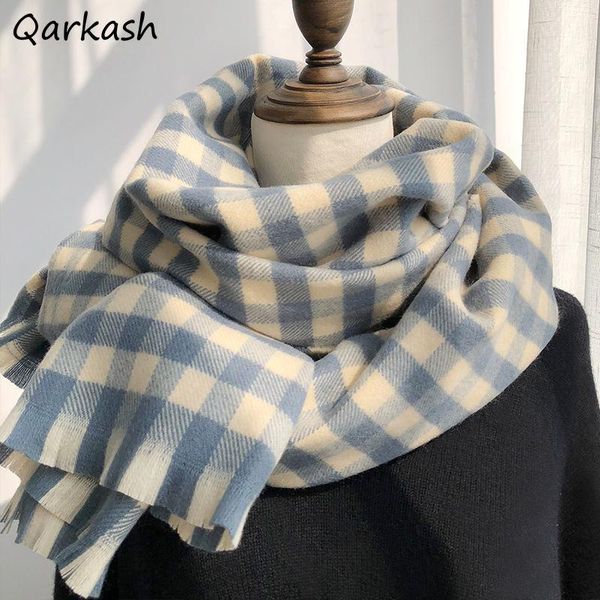 scarves plaid women korean style fashion college winter simple design checkered 4 colors sweet ladies cozy wraps leisure, Blue;gray
scarves plaid women korean style fashion college winter simple design checkered 4 colors sweet ladies cozy wraps leisure, Blue;gray