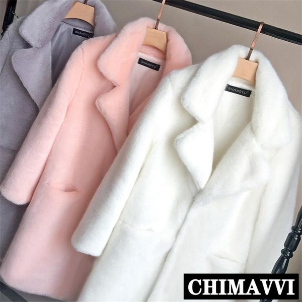 women's fur & faux women mink coat solid color female turn down collar winter warm fake jacket lady casual long overcoat, Black
women's fur & faux women mink coat solid color female turn down collar winter warm fake jacket lady casual long overcoat, Black