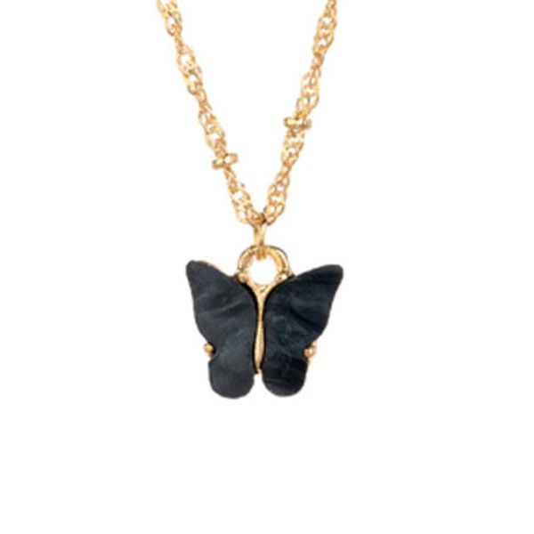 pendant necklaces 6 kinds of multi-color style butterfly necklace ladies wave chain wedding party jewelry wholesale, Silver
pendant necklaces 6 kinds of multi-color style butterfly necklace ladies wave chain wedding party jewelry wholesale, Silver