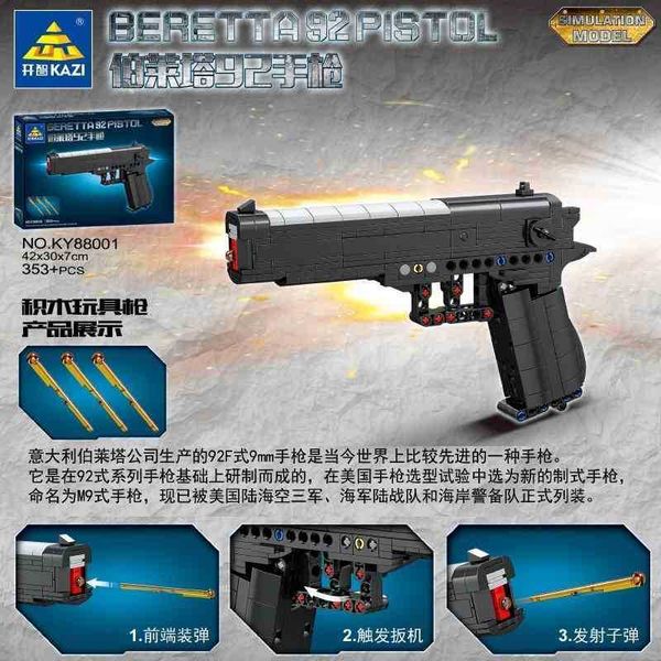 kaizhi desert eagle pistol series ejection children's assembled small particle boy building block toy gun 88001
kaizhi desert eagle pistol series ejection children's assembled small particle boy building block toy gun 88001