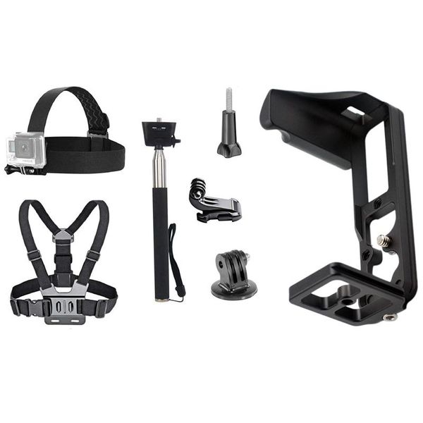pcs 3 in 1 universal waterproof action camera bundle kit & quick release l plate holder other accessories
pcs 3 in 1 universal waterproof action camera bundle kit & quick release l plate holder other accessories