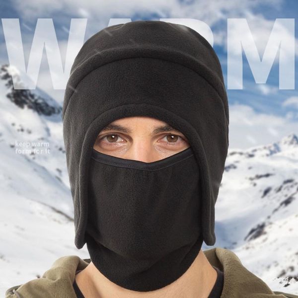 women men thick bomber hat outdoor thickening cycling wind and cold fleece ear protection baotou cap mask thermal hats, Black;white
women men thick bomber hat outdoor thickening cycling wind and cold fleece ear protection baotou cap mask thermal hats, Black;white