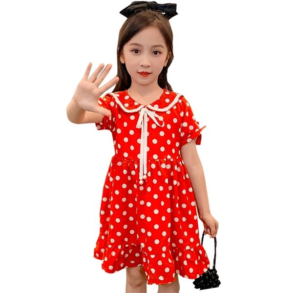 girl summer dress dot pattern for pearls party child ribbons costumes s 210527, Red;yellow
girl summer dress dot pattern for pearls party child ribbons costumes s 210527, Red;yellow