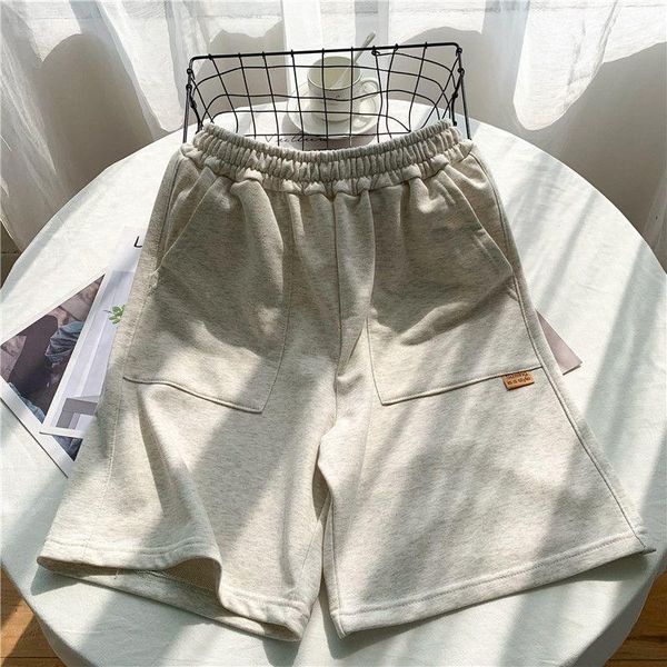 women's shorts qweek 2021 summer cotton oversized gray women fashion wide leg high elastic waist casual oversize loose joggers, White;black
women's shorts qweek 2021 summer cotton oversized gray women fashion wide leg high elastic waist casual oversize loose joggers, White;black