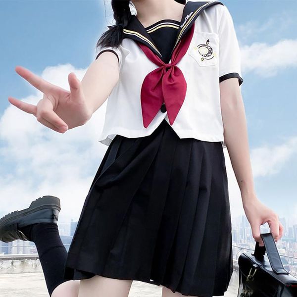 clothing sets jk014 woman school uniforms student sailor cosplay costume lovely japanese jk suit girls pleated skirt with bow tie, White
clothing sets jk014 woman school uniforms student sailor cosplay costume lovely japanese jk suit girls pleated skirt with bow tie, White