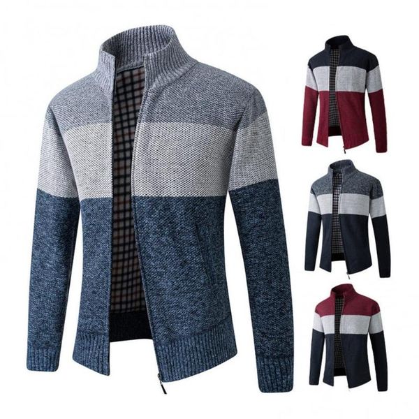 men's jackets men long sleeve turtleneck coat color block autumn winter warm plush sweater, Black;brown
men's jackets men long sleeve turtleneck coat color block autumn winter warm plush sweater, Black;brown
