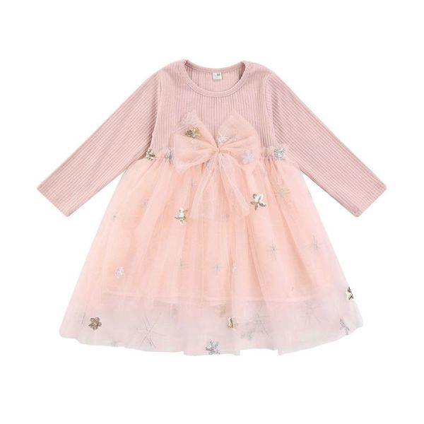 girl's dresses baby girl fashion rib knitted tulle tutu dress 1-4y toddler kids spring fall casual long sleeve cute bow princess, Red;yellow
girl's dresses baby girl fashion rib knitted tulle tutu dress 1-4y toddler kids spring fall casual long sleeve cute bow princess, Red;yellow