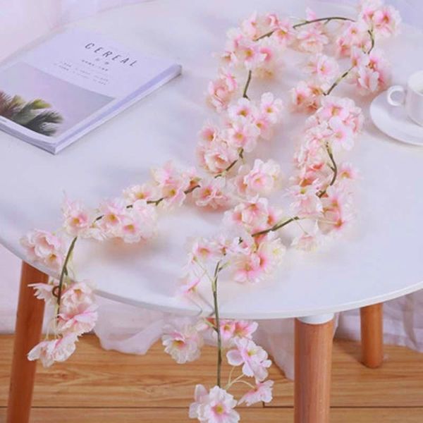 decorative flowers & wreaths 1.8m 144 artificial cherry rattan wedding decoration flower, shopping mall window el background wall vine
decorative flowers & wreaths 1.8m 144 artificial cherry rattan wedding decoration flower, shopping mall window el background wall vine