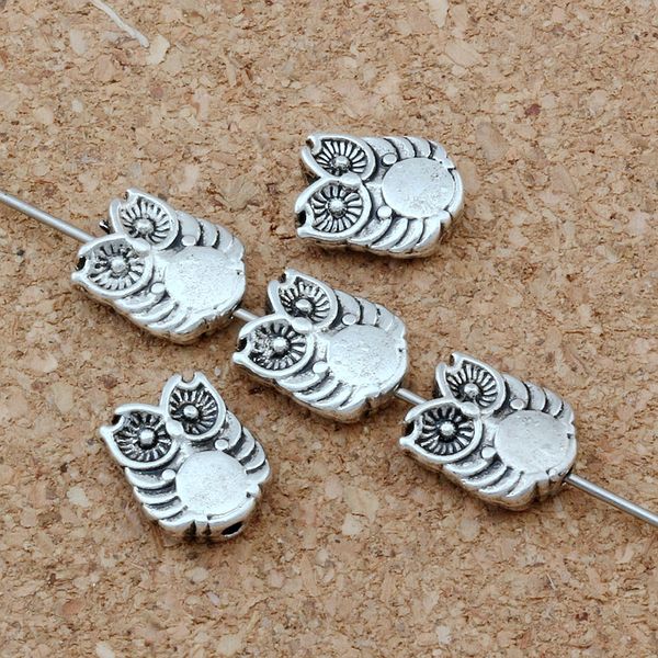 200pcs antique silver alloy owl spacer beads 1mm hole for jewelry making, findings bracelet necklace diy d40, Bronze;silver
200pcs antique silver alloy owl spacer beads 1mm hole for jewelry making, findings bracelet necklace diy d40, Bronze;silver