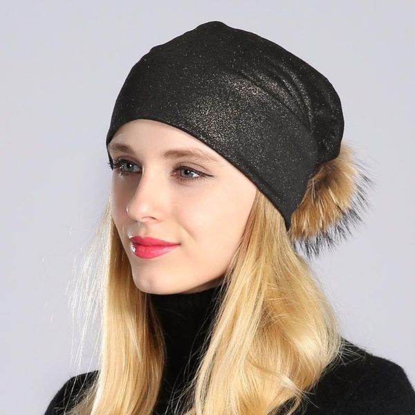 beanies geebro women fashion shine gold silver hats with raccoon fur pompom caps ladies casual soft elastic skullies bonnet
beanies geebro women fashion shine gold silver hats with raccoon fur pompom caps ladies casual soft elastic skullies bonnet