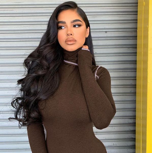 cutubly long sleeve dress solid bodycon patchwork mini autumn women fashion streetwear turtleneck dresses casual, Black;gray
cutubly long sleeve dress solid bodycon patchwork mini autumn women fashion streetwear turtleneck dresses casual, Black;gray