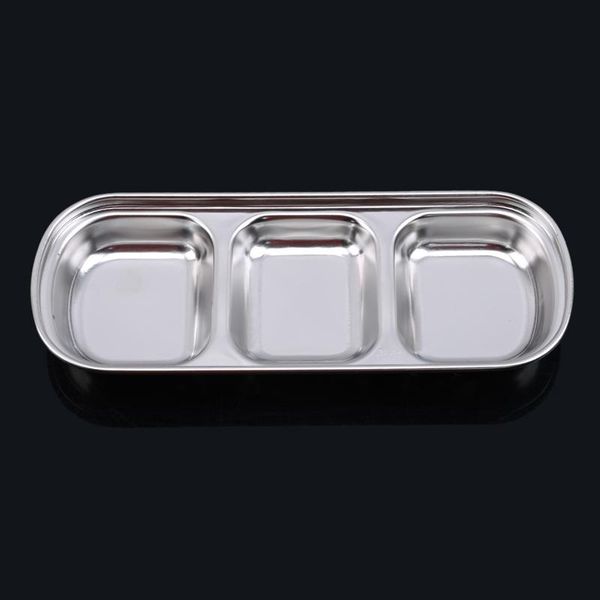 multifunctional 3 grid stainless steel seasoning bowl soy sauce vinegar dish snack plate tray domestic kitchen tools dinnerware sets
multifunctional 3 grid stainless steel seasoning bowl soy sauce vinegar dish snack plate tray domestic kitchen tools dinnerware sets