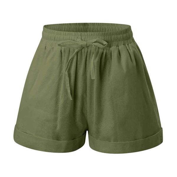 women's shorts women summer casual solid drawstring straight-leg high waist loose for girls soft cool female, White;black
women's shorts women summer casual solid drawstring straight-leg high waist loose for girls soft cool female, White;black