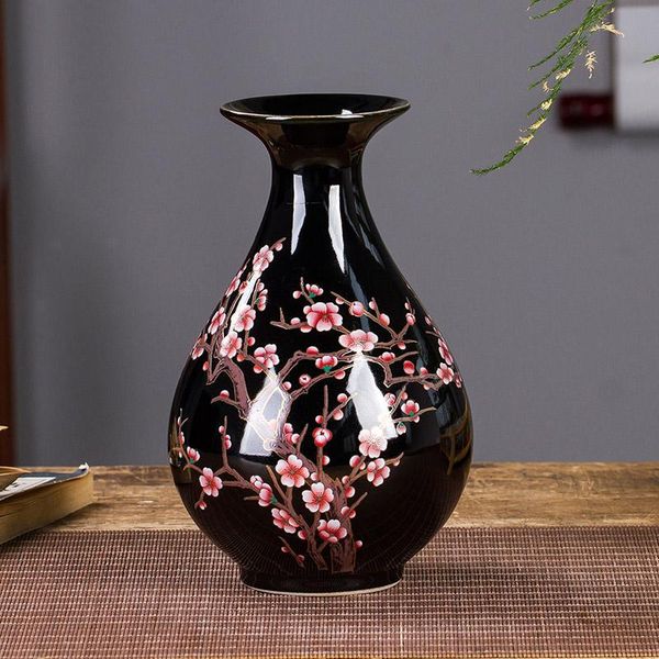 vases jingdezhen ceramics china style small vase black glaze plum living room flower arrangement shelf decorative arts and crafts
vases jingdezhen ceramics china style small vase black glaze plum living room flower arrangement shelf decorative arts and crafts