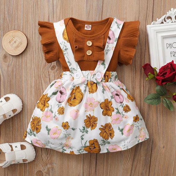 baby girl solid ruffled romper bodysuit+floral print suspender skirt set infant kid short sleeve flower clothes for children clothing se set, White
baby girl solid ruffled romper bodysuit+floral print suspender skirt set infant kid short sleeve flower clothes for children clothing se set, White