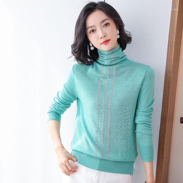 women's sweaters knitted sweater 2021 fall winter women clothes fashion sequined long sleeve wool turtleneck woman jumper pull femme, White;black
women's sweaters knitted sweater 2021 fall winter women clothes fashion sequined long sleeve wool turtleneck woman jumper pull femme, White;black