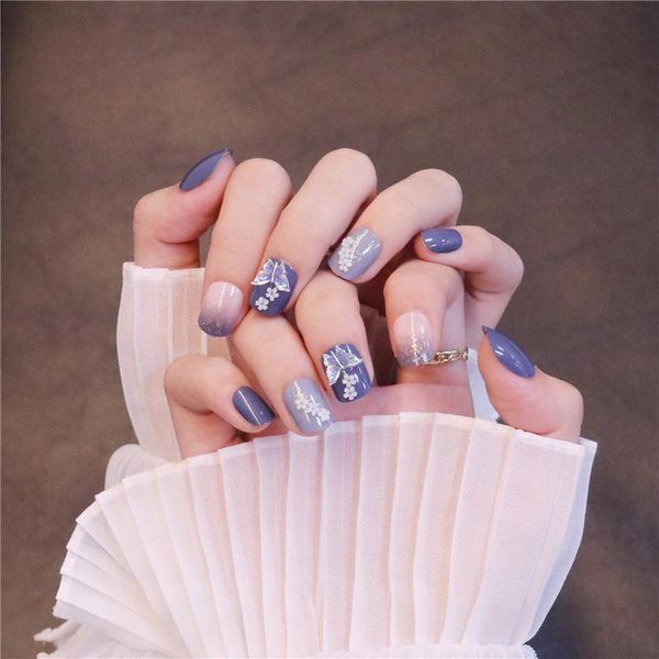 false nails 24pcs blue color wear small paragraph fashion manicure patch save time wearable nail teea889, Red;gold
false nails 24pcs blue color wear small paragraph fashion manicure patch save time wearable nail teea889, Red;gold