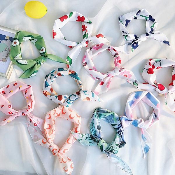 scarves 33*85 cm fashion small hair tie band decorative head wrap multicolor stripe sweet print kerchief neck elegant triangle scarf, Blue;gray
scarves 33*85 cm fashion small hair tie band decorative head wrap multicolor stripe sweet print kerchief neck elegant triangle scarf, Blue;gray