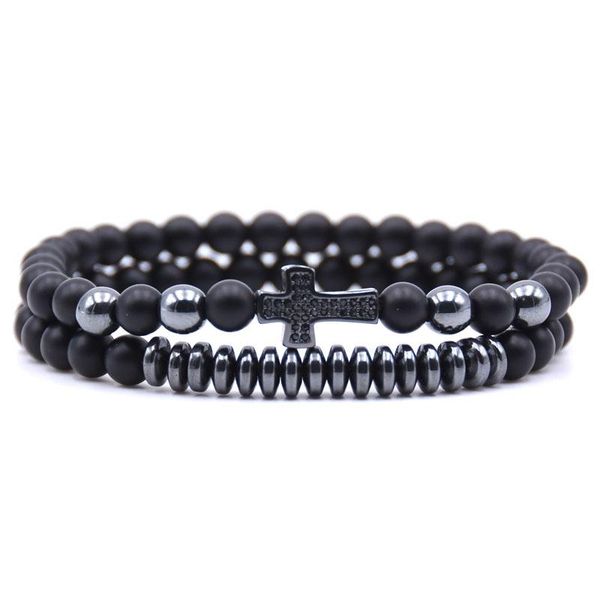charm bracelets fashion couple micro-inlaid zircon bracelet sets men jewelry 6mm natural stone beads micro-inlay cross for women, Golden;silver
charm bracelets fashion couple micro-inlaid zircon bracelet sets men jewelry 6mm natural stone beads micro-inlay cross for women, Golden;silver