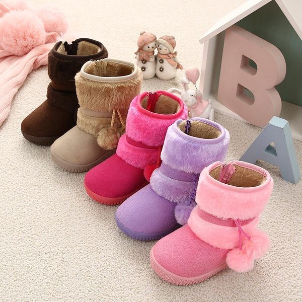 boots winter girl children's shoes toddler cotton soft sole antiskid warm keeping low tube boys' snow, Black
boots winter girl children's shoes toddler cotton soft sole antiskid warm keeping low tube boys' snow, Black