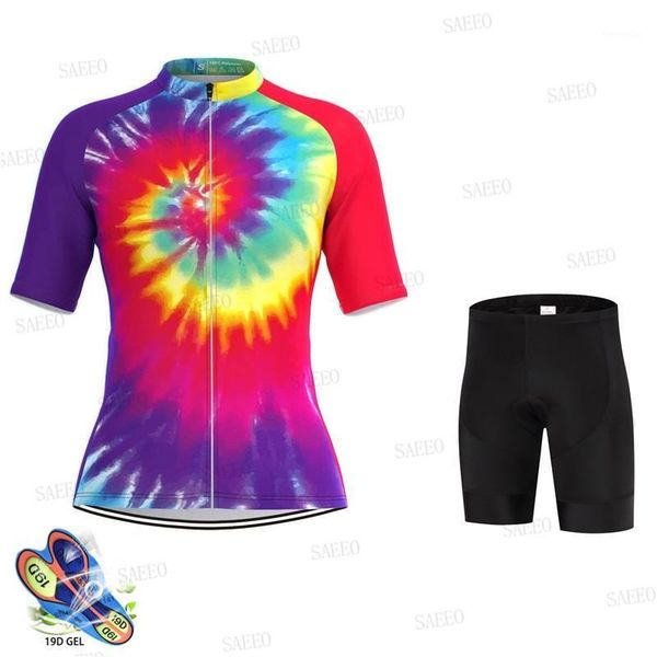tie dye rainbow women cycling jersey breathable bicycle clothing riding short sleeve sports set ropa ciclismo1, Black;blue
tie dye rainbow women cycling jersey breathable bicycle clothing riding short sleeve sports set ropa ciclismo1, Black;blue