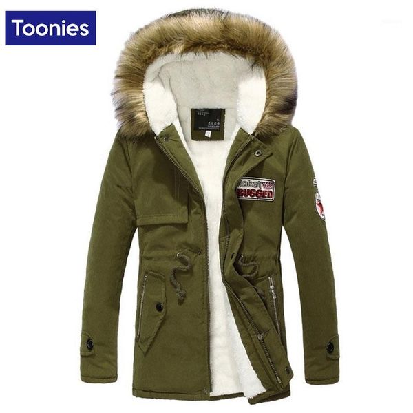 wholesale- faux fur hooded jacket brand men clothes zipper outwear midi patch cotton overcoats big size tooling coat casual warm parkas, Black
wholesale- faux fur hooded jacket brand men clothes zipper outwear midi patch cotton overcoats big size tooling coat casual warm parkas, Black