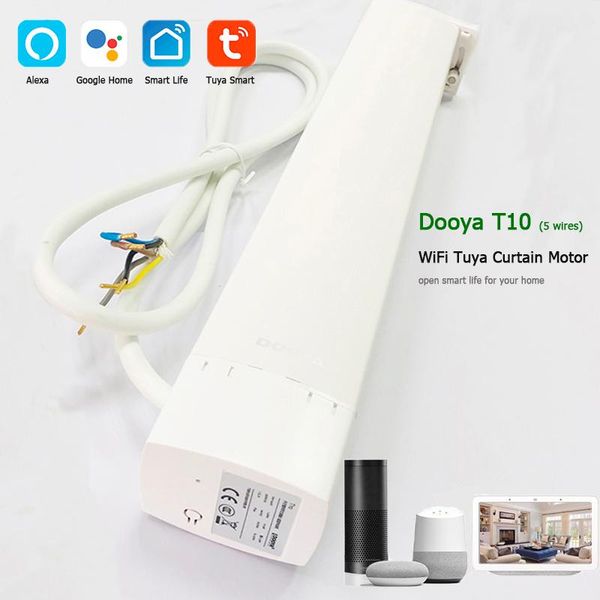 smart home control dooya t10 wifi tuya curtain motor ,work alexa google life app,110-240v 433mhz 5 wires
smart home control dooya t10 wifi tuya curtain motor ,work alexa google life app,110-240v 433mhz 5 wires