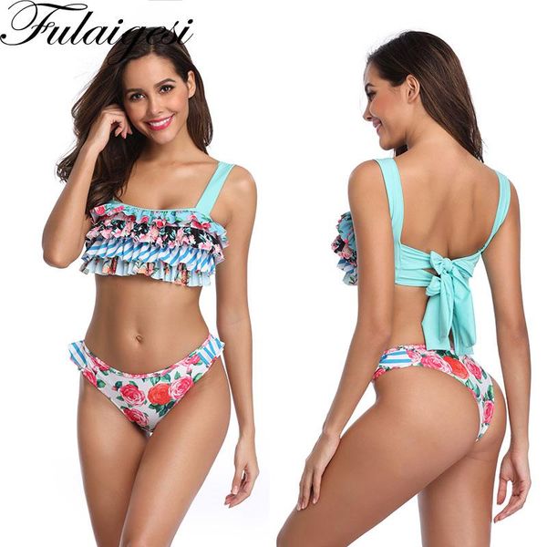 bikinis set 2021 brand ruffle swimsuit two pieces halter bikini biquinis floral printed vintage striped bottom retro bathing suit
bikinis set 2021 brand ruffle swimsuit two pieces halter bikini biquinis floral printed vintage striped bottom retro bathing suit
