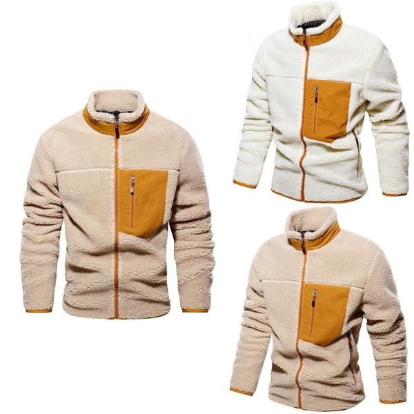 men's jackets winter thicken warm fashion long sleeve keep moto outwear male casual plush pocket zipper jacket overcoat #4, Black;brown
men's jackets winter thicken warm fashion long sleeve keep moto outwear male casual plush pocket zipper jacket overcoat #4, Black;brown