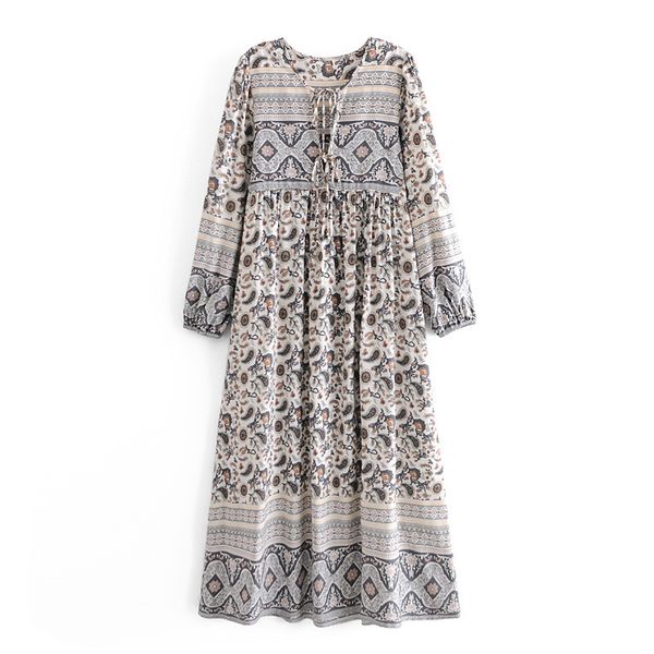 casual dresses women floral print bohemian beach es cotton tassel v-neck long sleeve spring summer boho holiday maxi a8mc, Black;gray
casual dresses women floral print bohemian beach es cotton tassel v-neck long sleeve spring summer boho holiday maxi a8mc, Black;gray