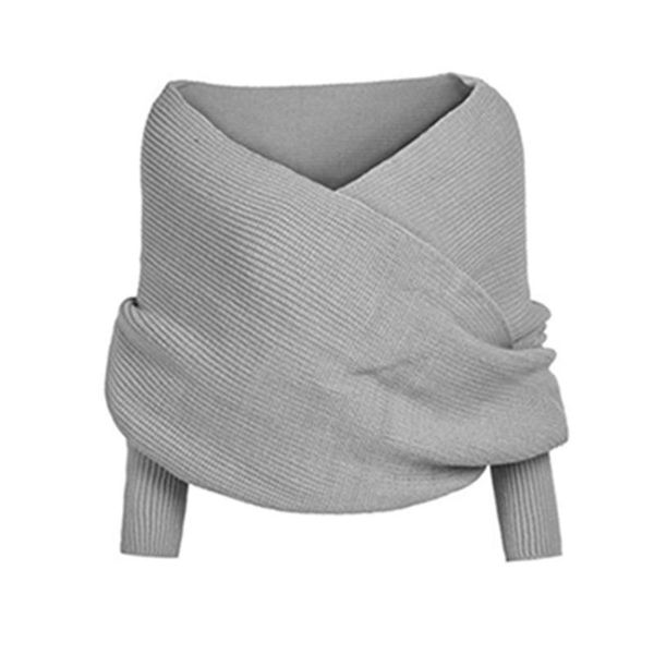 scarves miss fashion women winter faux wool shawl large long wrap scarf knitted sweater sleeve cape, Blue;gray
scarves miss fashion women winter faux wool shawl large long wrap scarf knitted sweater sleeve cape, Blue;gray