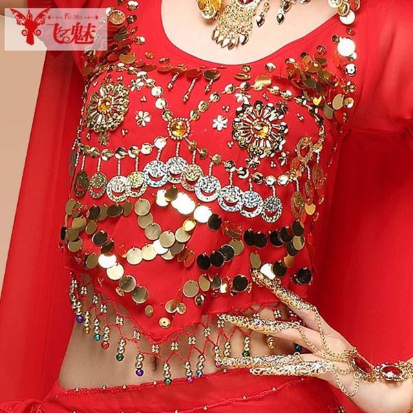 stage wear india dance performances suit (+ rotating pants coins belt +head chain veil)4pcs/suit 4rp4, Black;red
stage wear india dance performances suit (+ rotating pants coins belt +head chain veil)4pcs/suit 4rp4, Black;red