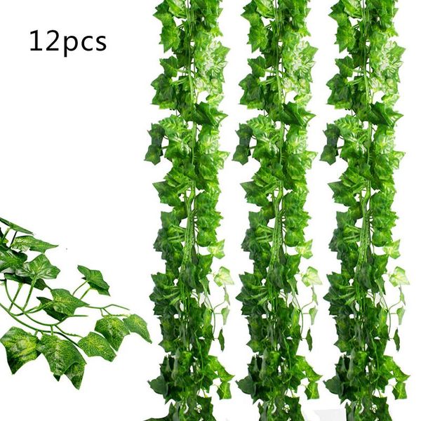 decorative flowers & wreaths 12pcs artificial plants of vine false ivy hanging garland for the wedding party home bar garden wall decoration
decorative flowers & wreaths 12pcs artificial plants of vine false ivy hanging garland for the wedding party home bar garden wall decoration