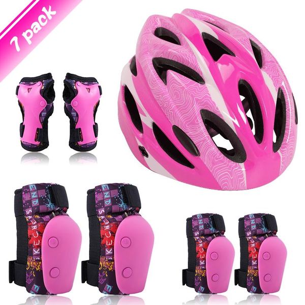 in 1 kids bike helmet pads adjustable protective skateboard children sports gear set 2-12 years old elbow & knee, Black;gray
in 1 kids bike helmet pads adjustable protective skateboard children sports gear set 2-12 years old elbow & knee, Black;gray