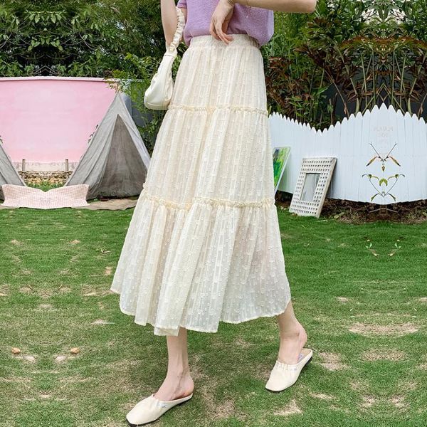 skirts white chiffon s female summer feeling little fairy cake loose robe hip posed the a-line, Black
skirts white chiffon s female summer feeling little fairy cake loose robe hip posed the a-line, Black