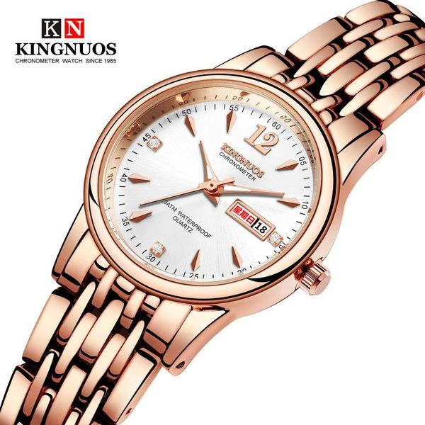 wristwatches simple fashion casual quartz couple watch steel belt double calendar men's luminous waterproof trend women's, Slivery;brown
wristwatches simple fashion casual quartz couple watch steel belt double calendar men's luminous waterproof trend women's, Slivery;brown