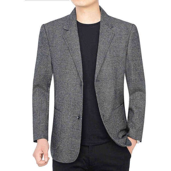luxury suits blaze plaid spring autumn men's casual father's coat middle-aged and youth suit single wt, Black
luxury suits blaze plaid spring autumn men's casual father's coat middle-aged and youth suit single wt, Black