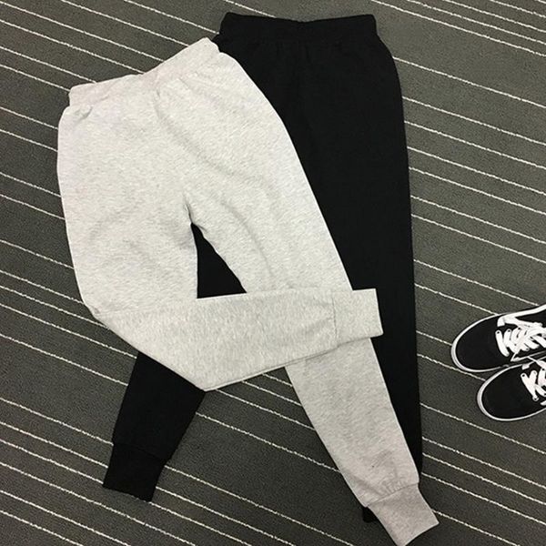 women's pants & capris spring autumn solid color high waist loose female feet trousers large size thin casual sportswear ninth, Black;white
women's pants & capris spring autumn solid color high waist loose female feet trousers large size thin casual sportswear ninth, Black;white