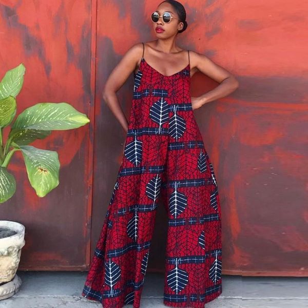dashiki african clothes for women spaghetti strap sleeve backless boot cut rompers 2021 fashion streetwear jumpsuits ethnic clothing, Red
dashiki african clothes for women spaghetti strap sleeve backless boot cut rompers 2021 fashion streetwear jumpsuits ethnic clothing, Red