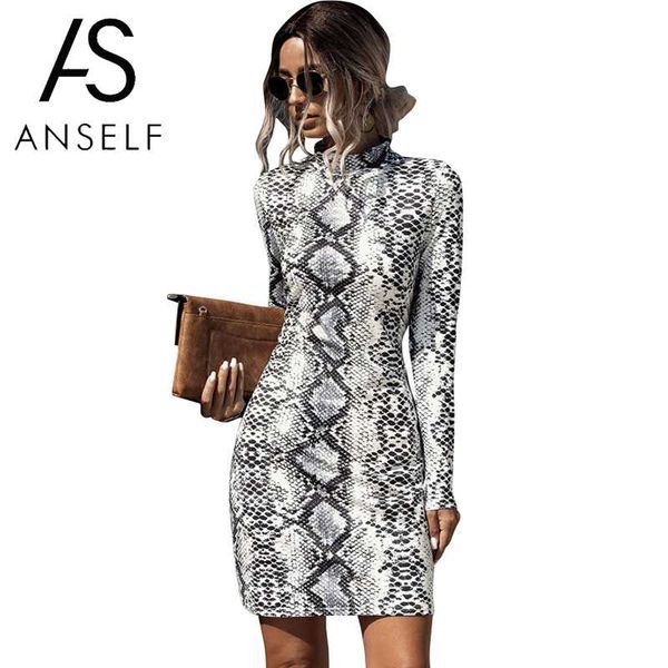 dress women bodycon nightclub clothes leopard print snake skin long sleeve party ladies casual dresses, Black;gray
dress women bodycon nightclub clothes leopard print snake skin long sleeve party ladies casual dresses, Black;gray