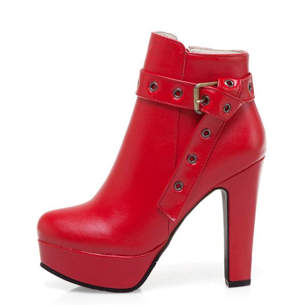 fashion ankle boots for women platform high heels women's ankle boots red white heeled short boot lady party shoes big size 48 210428, Black
fashion ankle boots for women platform high heels women's ankle boots red white heeled short boot lady party shoes big size 48 210428, Black