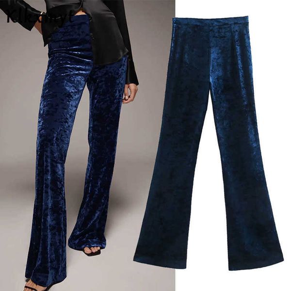 klkxmyt winter za pants women england style fashion velvet casual flare pant pantalones mujer pantalon femme trousers 210527, Black;white
klkxmyt winter za pants women england style fashion velvet casual flare pant pantalones mujer pantalon femme trousers 210527, Black;white