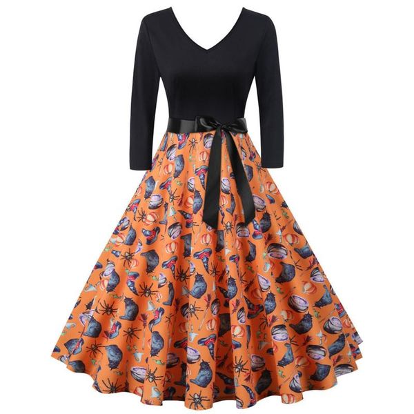 casual dresses hillsionly plus size women vintage long sleeve halloween housewife evening party prom dress vestidos mujer verano2021 robe fe, Black;gray
casual dresses hillsionly plus size women vintage long sleeve halloween housewife evening party prom dress vestidos mujer verano2021 robe fe, Black;gray