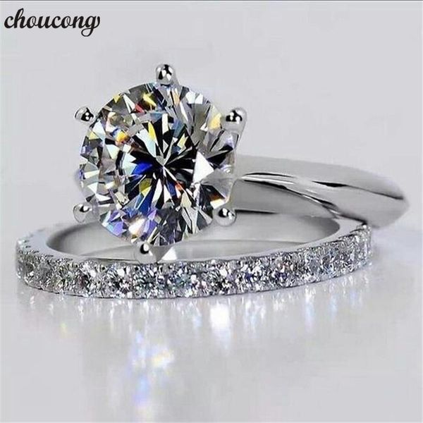 cluster rings choucong solitaire bridal sets ring 925 sterling silver sona 9mm cz charm wedding band for women party jewelry, Golden;silver
cluster rings choucong solitaire bridal sets ring 925 sterling silver sona 9mm cz charm wedding band for women party jewelry, Golden;silver