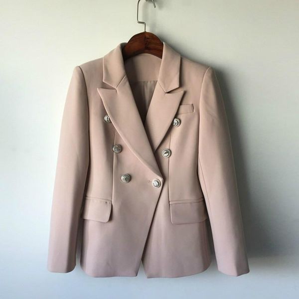 women's suits & blazers blazer women blouse female jacket short bussiness coat metal buckle double breasted, White;black
women's suits & blazers blazer women blouse female jacket short bussiness coat metal buckle double breasted, White;black