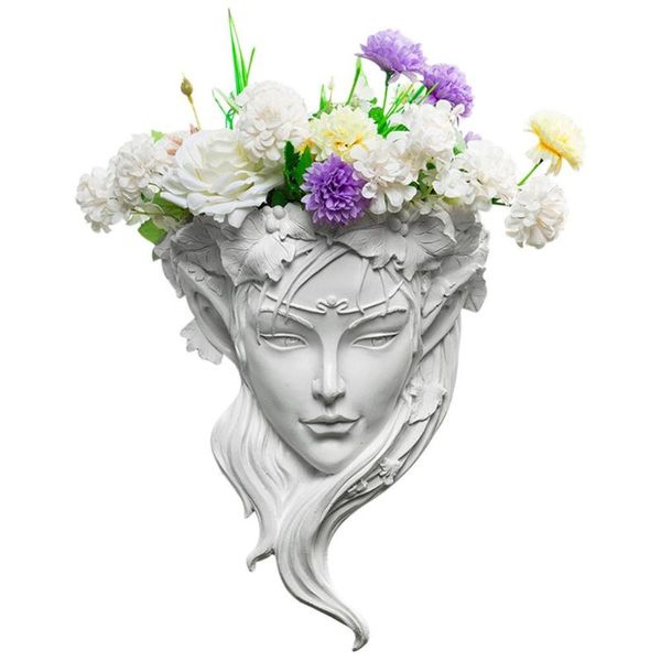 planters & pots wall hanging art planter angel head statue flowerpot for indoor home courtyard decoration basket resin gardening tools
planters & pots wall hanging art planter angel head statue flowerpot for indoor home courtyard decoration basket resin gardening tools