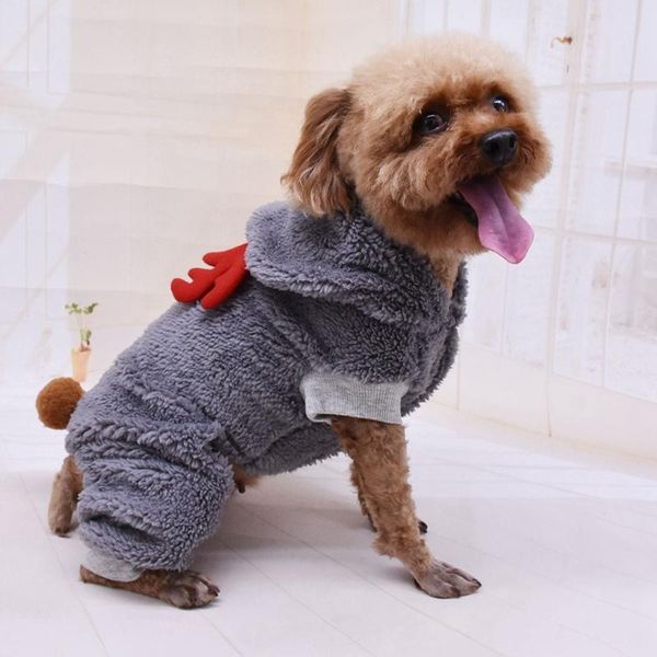 dog apparel pet autumn and winter deer cosplay hooded velvet clothes warm costume small medium christmas 4-legged hoodie
dog apparel pet autumn and winter deer cosplay hooded velvet clothes warm costume small medium christmas 4-legged hoodie