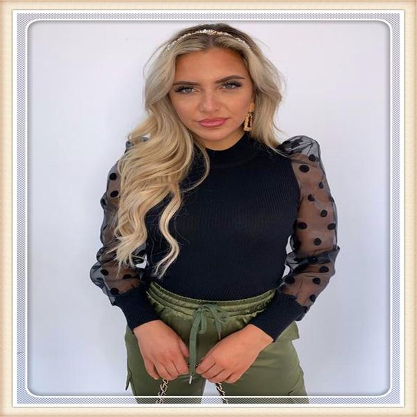 women's t-shirt women polka dot sheer see through long puff sleeve club t-shirts fashion slim casual sweatshirt t shirt, White
women's t-shirt women polka dot sheer see through long puff sleeve club t-shirts fashion slim casual sweatshirt t shirt, White