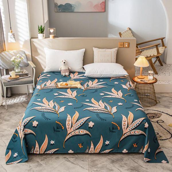 bed sheet cotton flat queen size flower printed pastoral linen single (no case) bedclothes #/ sheets & sets
bed sheet cotton flat queen size flower printed pastoral linen single (no case) bedclothes #/ sheets & sets