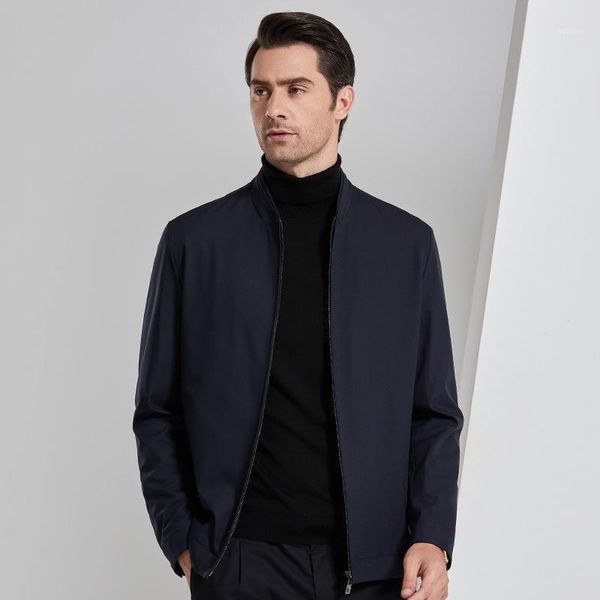 men's jackets stand autumn mens waterproof collar jacket slim coats casual leadership zipper men anti-wrinkle outerwear clothes, Black;brown
men's jackets stand autumn mens waterproof collar jacket slim coats casual leadership zipper men anti-wrinkle outerwear clothes, Black;brown